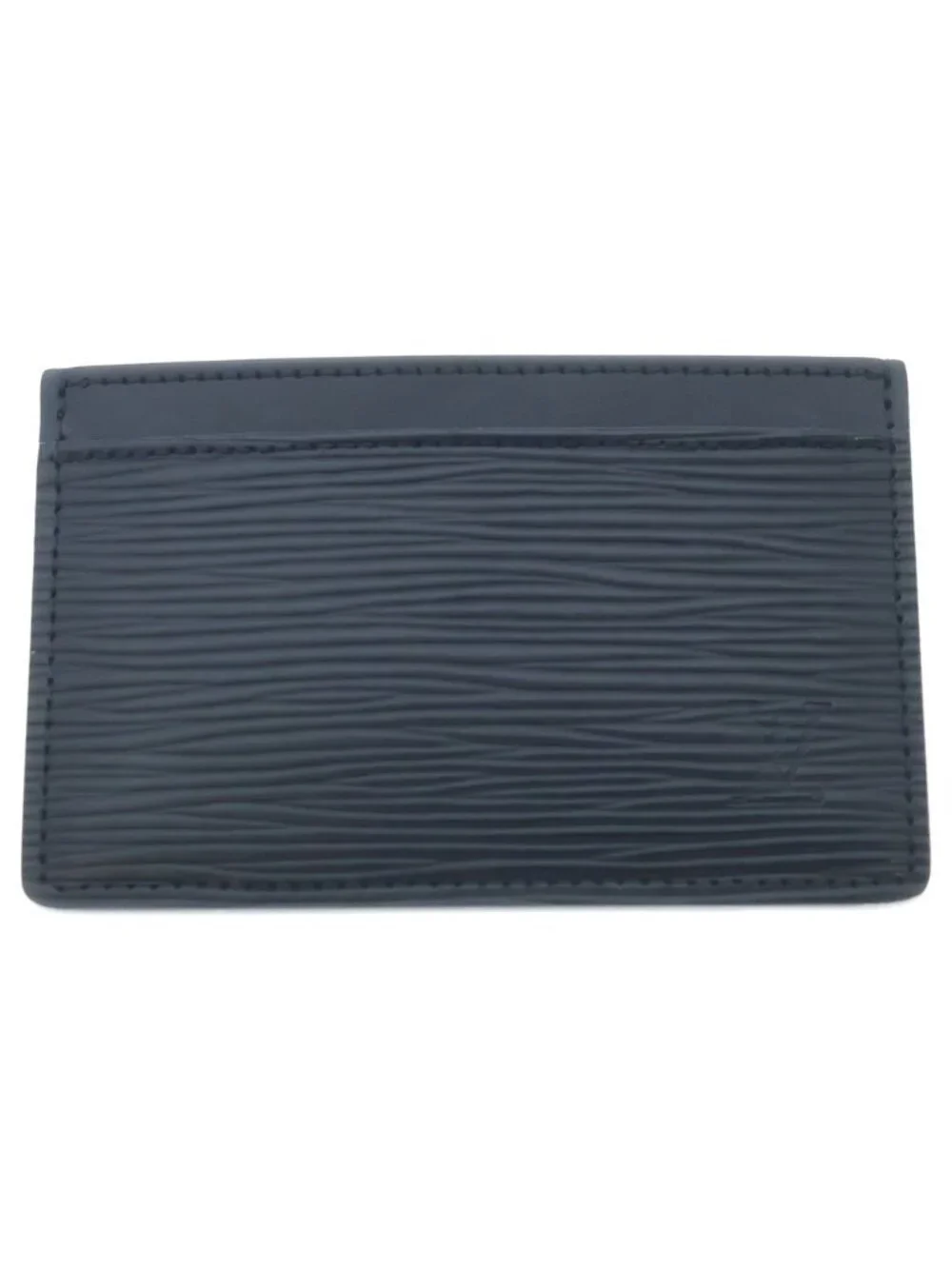 Louis Vuitton Porte Cartes Simple Card Case Wallet Black